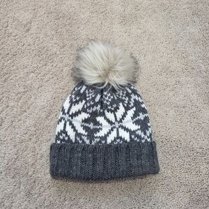 Abercrombie And Fitch Fair Isle Print Knit Hat